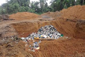 The community on Puruni landing attains controlled garbage dumpsite – G News Bartica Newspaper